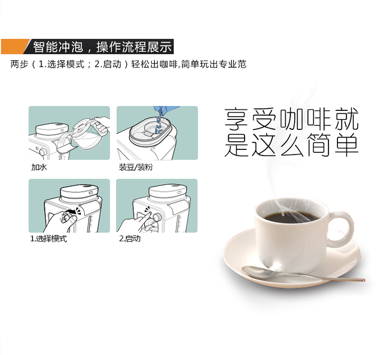 Máy pha cà phê Gaotai CM6686A mới tự động hoàn toàn máy pha cà phê gia đình một máy Máy pha cà phê mini mini của Mỹ - Máy pha cà phê máy pha cafe viên nén