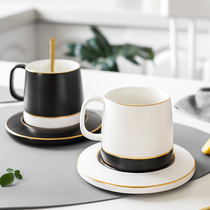 Nordic style creative personality ceramic Mark Cup home simple office large capacity coffee cup couple water Cup