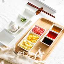 Ceramic three dishes sauces seasoned sauces dishes snacks ceramic hotel hot pot
