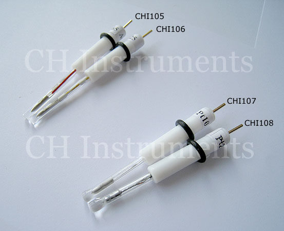 上海辰华CHI107/CHI108铂微盘电极 CHI106金盘微电极 银盘电极