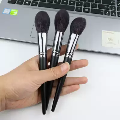 (Bamboo Wood) purified fine light front wool makeup brush animal hair loose paint brush blush brush repair brush high light brush