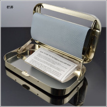 Longer Cigarette Manual Semi-Automatic 110mm Box Cigarette Case Metal Cigarette Small Household