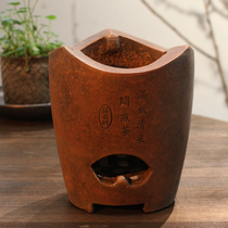 Red - mud pure hand - made old - fashioned tea cooking household tea cooking household tea cooking tea cooking tea cooking tea oven