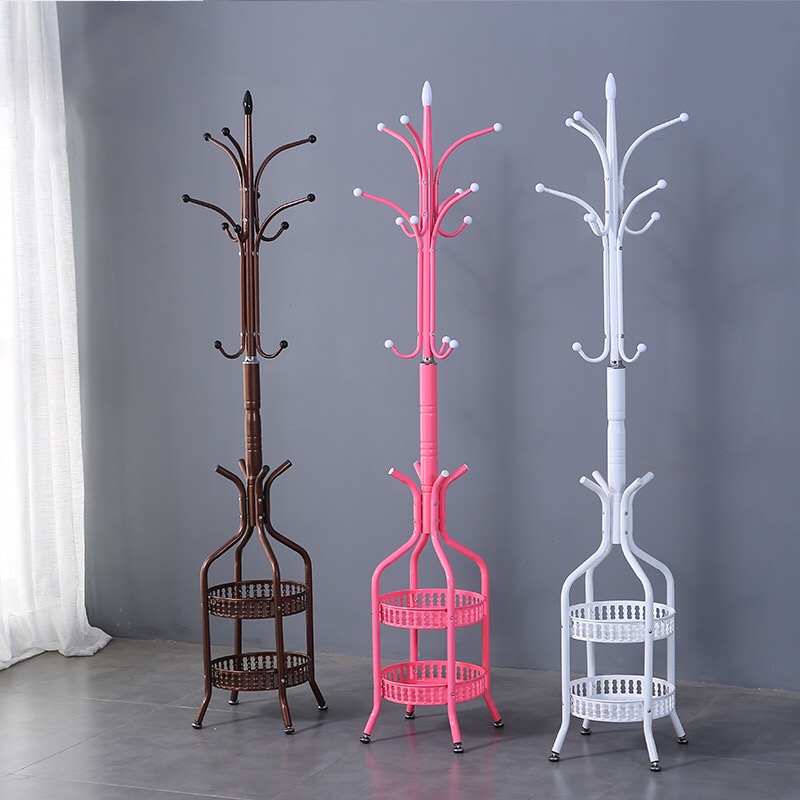 Minimalist modern bedroom clothes hat rack indoor home living room storage rack clothes rack clothes rack upgrading section-Taobao