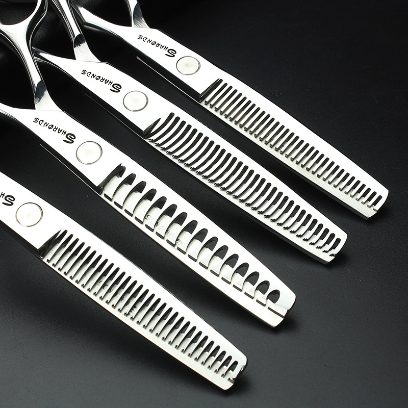 Professional hair scissors hair stylist tooth scissors thin scissors seamless fish bone scissors hair salon hair scissors hair 15%