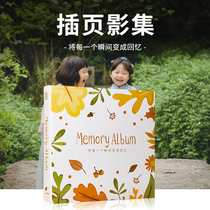 Insert-type album over-plastic photo can be put on photo album album album this commemorative book insert-type large-capacity Family 5-inch 6-inch film-coated family handmade couple large-capacity graduation baby photo home