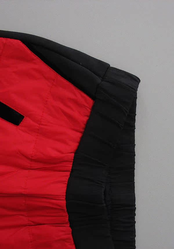 Màu đỏ [E202-600] thương hiệu quần legging đích thực 398 quần dày ấm xuống 0,44kg quần legging lửng