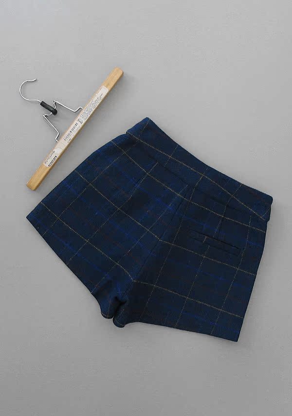 Suy nghĩ [T76A-507] quần len nữ hàng hiệu đích thực quần short mới giản dị 0,26kg thoi trang cong so