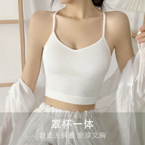 Bra Woman No Steel Ring Summer Thin style Breathable Sexy Cross Harnesses Palm Cups Repair Shock Beauty Back Sports Vests