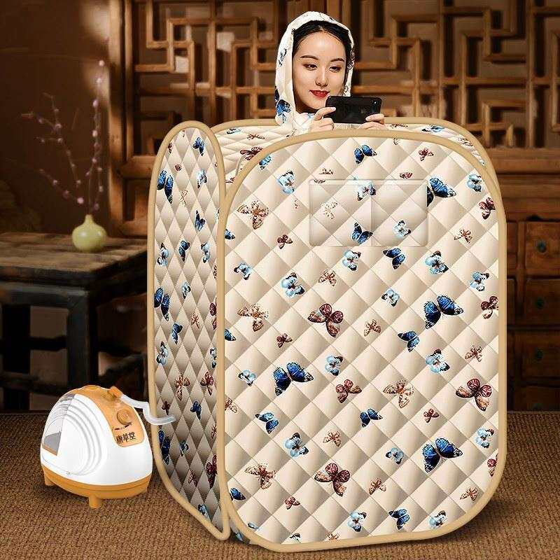 Han Steam Bath Case Moisture Instruments Sweat Steam Hood Full Moon Sweaty Steam Box Sweat Steam Bags Household Full Body Perfuturation Drain