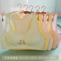 Increase in Gats Cute Pure Cotton Bra Hair Care Period Students Small Vest Partial Fatter Girl Girl Without Chest Cushion Underwear