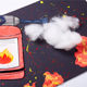 Children's fire starter handmade diy painting art material package kindergarten creative scene teaching paste painting