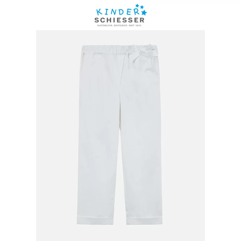 [SCHIESSER Kinder Брюки с бантом, детская одежда, эластичный пояс]