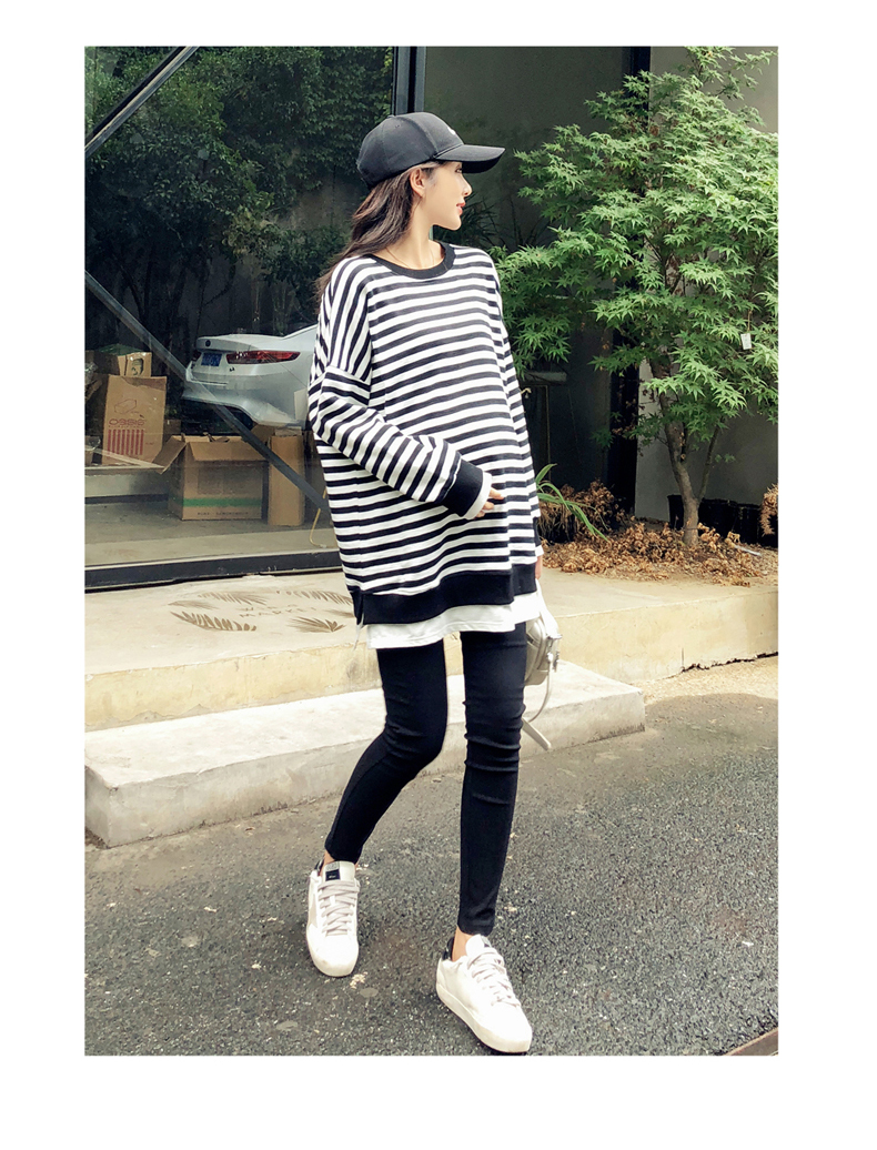 Áo bà bầu mùa xuân phù hợp với người mẫu thời trang 2019 áo bầu thu đông