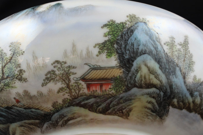 Offered home - cooked in jingdezhen famous Cao Zhiyou hand - made porcelain tea to wash a writing brush washer penjing collection the splendid 】 【