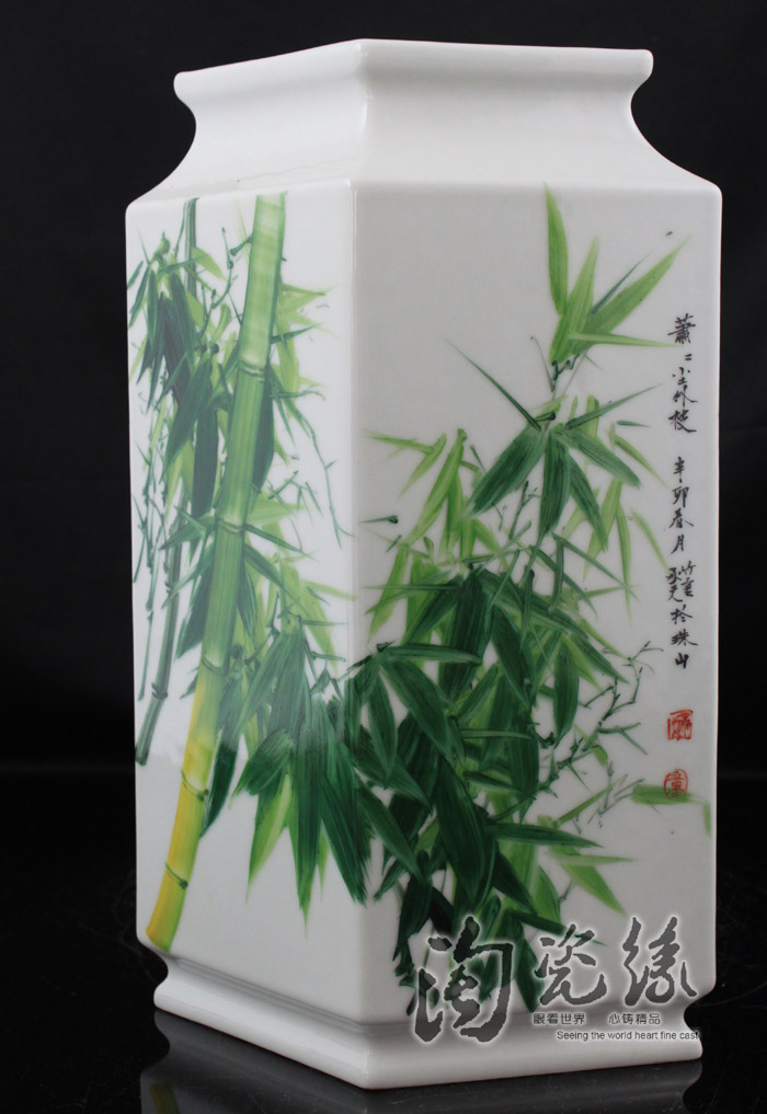 Offered home - cooked hand - made porcelain in jingdezhen ceramic arts and crafts master TongCheng day set vase and furnishing articles