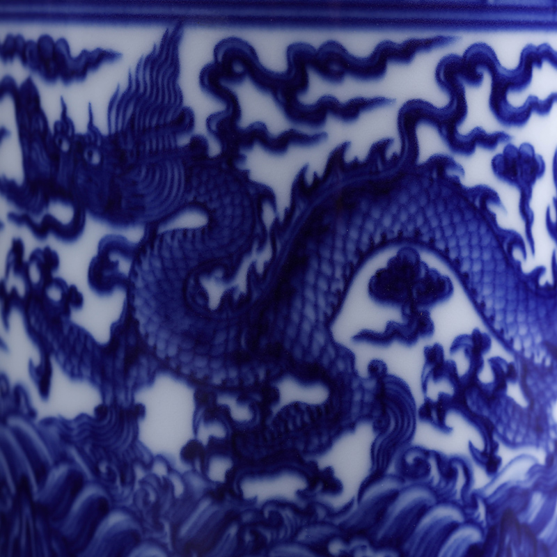 Offered home - cooked hand blue and white porcelain in jingdezhen porcelain stationery pen container four checking ceramic furnishing articles household act the role ofing is tasted