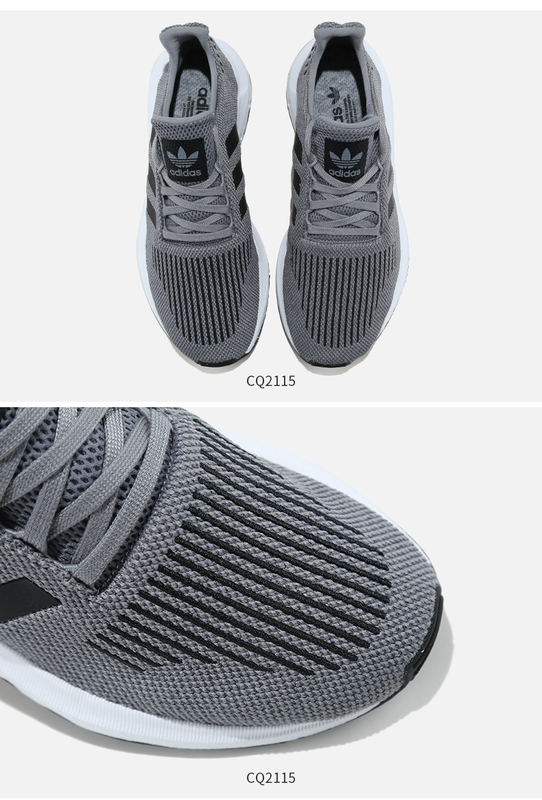 Giày thể thao nam Adidas 2018 mùa thu mới, giày thể thao clover thấp để giúp giày thường nhẹ CQ2115