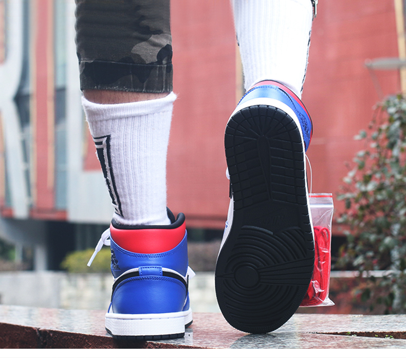 Giày nữ Nike AIR JORDAN 1 AJ1 hoa anh đào bằng gỗ đường Joe 1 Giày bóng rổ ngày Valentine 555112-661 - Giày bóng rổ giày thể thao nam giá rẻ