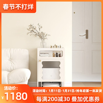 Sweeping robot shelf cloud whale companion millet kovos stone top storage cabinet mobile sofa side table