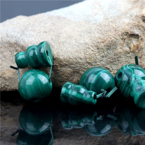 Украшение-шарик малахит, аксессуары, тройник, DIY