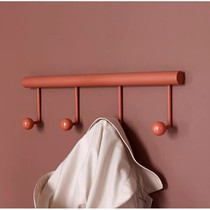 Italian light luxury iron wall-mounted coat rack entry entrance bedroom sample room design hook minimalist wall storage
