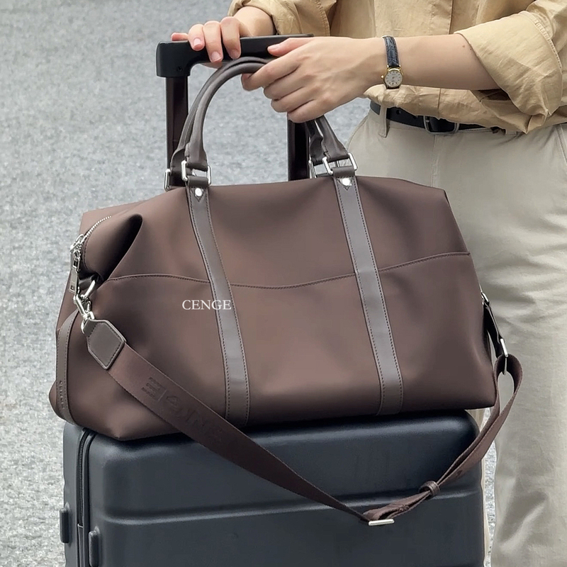Cenge Original Nylon Travel Bag Lightweight Computer Bag Shoulder Crossbody Bag Business Trip Portable Gym Bag Large Size