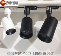 Benhao Lighting H209LED track spotlight 12W18W24W30W Clothing store background wall exhibition hall track light