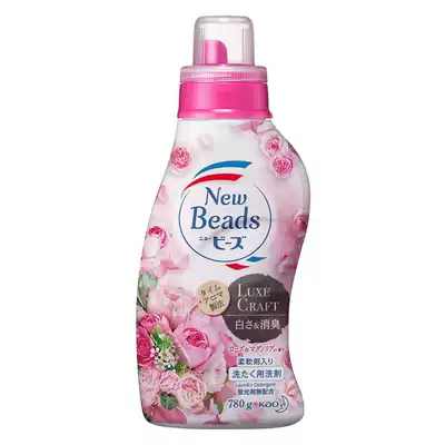 New version of Japanese flower King rose laundry detergent containing softener Princess Rose fragrance 780g without fluorescent agent