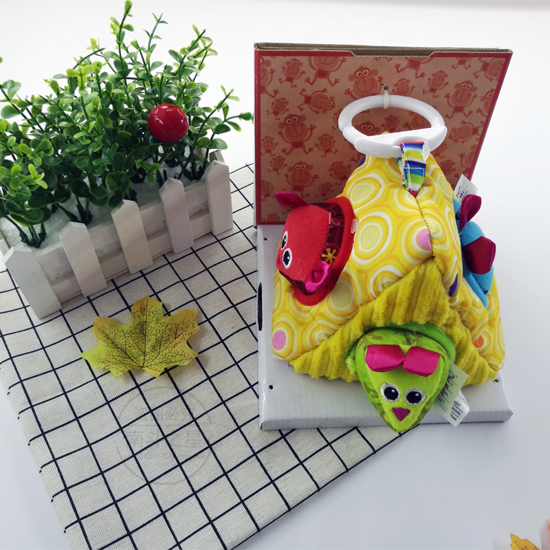 Foreign trade tail single infant soft cloth building block baby Sesele Ramaze early education gift toys 3-6-12 months