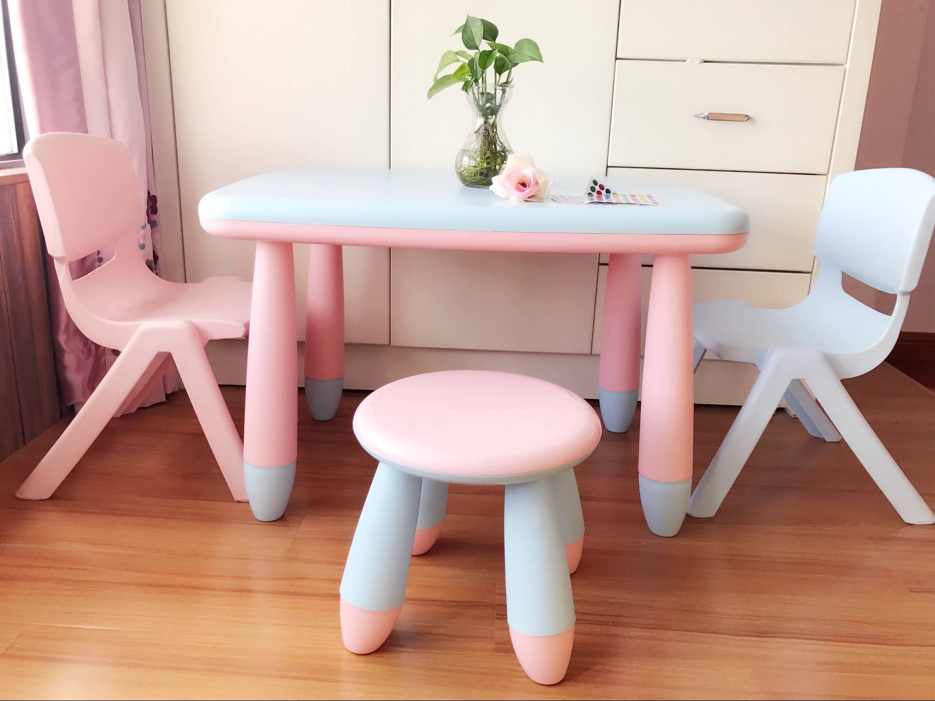 Kindergarten children table and chair set plastic table chair baby ... Kindergarten children table and chair set plastic table chair baby ...