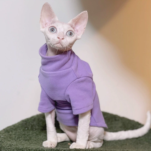 Безволосая одежда для кошек сфинкс Двинис Скалченные волосы добродетель, ионо -ионное я -