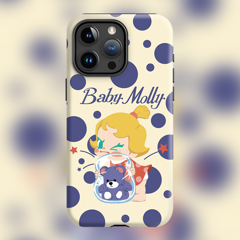 Trendy New 16Plus Rescue Plan Baby Molly Suitable for iPhone 15 Pro Max Apple Phone Case 14 Anti-Drop Cover 13 Matte Soft Shell Magnetic Magsafe Jasmine Baby