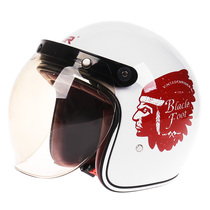 VAR retro helmet mens electric car Four Seasons universal helmet personality womens winter warm helmet