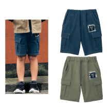 Boy Shorts Children Summer Army Green Boy Pants Baby Boy Clothing Pants Slim Fit Casual Mid Pants 50% Pants