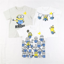 Japan 2020 Summer new childrens clothing summer boys and girls cartoon animation pure cotton baby short sleeve t-shirt