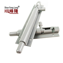 Latch door bolt door latch Gray 2 inch-8 inch door buckle anti-theft door wooden door door latch open door door and window latch