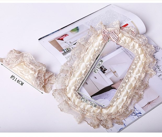 Vỏ điện thoại nắp chuông che bụi trang trí tường sticker vải bìa phong cách châu Âu Xixiu ren walkie-talkie bọc điều khiển tivi samsung
