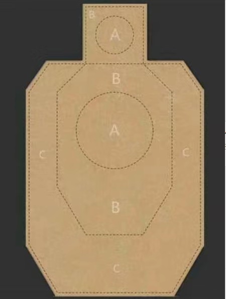 WGT Promise Tactical IDPA International Quasi-Target Paper Shooting Training Target Paper IPSC Target Paper corrugated paper