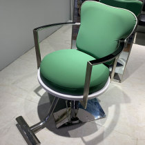 New barber shop chair hair salon special high-end hair salon chair stainless steel armrest hair cutting Chair Factory Direct
