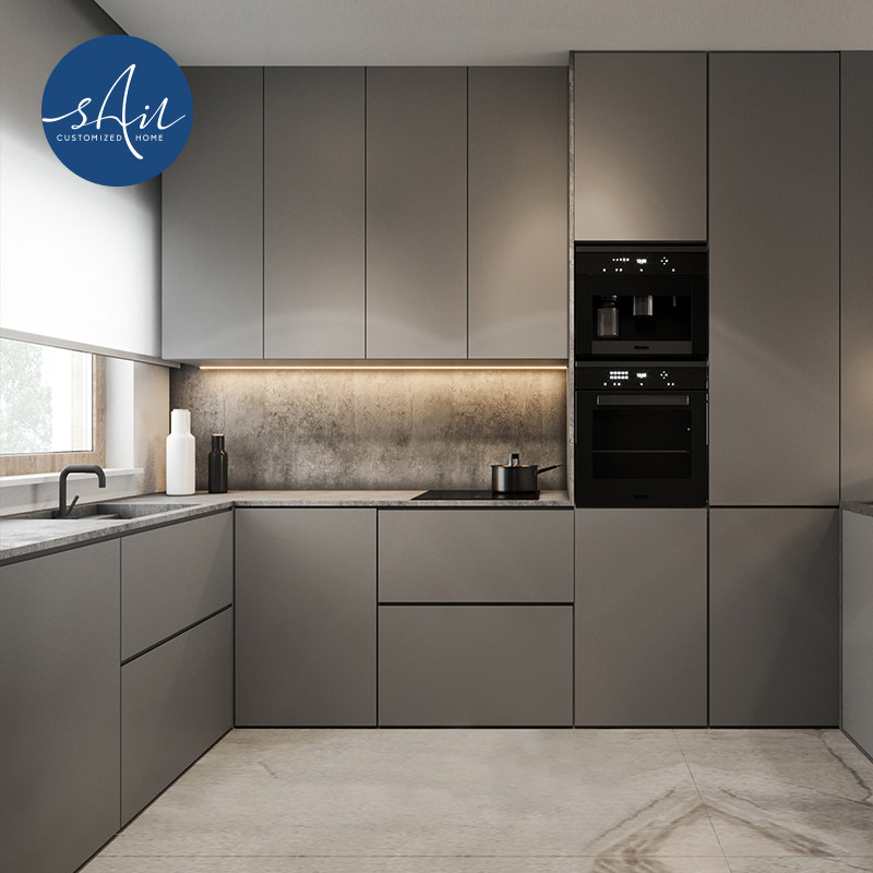 Xi' an integral cabinet modern simple integral cabinet custom L-shaped kitchen integral cabinet open integral cabinet custom kitchen integral