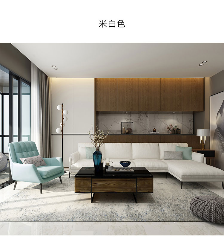 Lin đơn giản và hiện đại kết hợp sofa vải của ba nhỏ căn hộ phòng khách vị trí ngân sách đồ nội thất sẵn sàng RAG1K - Ghế sô pha bộ ghế sofa phòng khách