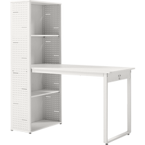 Lins home hole board desk bookshelf integrated table small apartment simple computer desk writing desk BG068