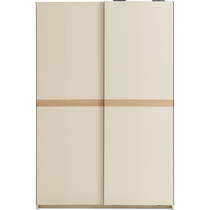 Lins home finished wardrobe bedroom home rental one-door to ceiling sliding door wardrobe light luxury and high-end sense