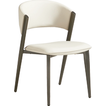 Lins Home Modern Simple Soft Back Dining Table and Chair 2024 New Internet Celebrity Chair Small Apartment LS480