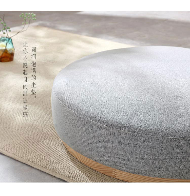 Đồ nội thất của Lin Bàn gỗ cà phê rắn Bắc Âu Bàn phòng khách đơn giản căn hộ nhỏ Bàn trà mini Bàn tròn GE1L - Bàn trà bàn uống nước giá rẻ