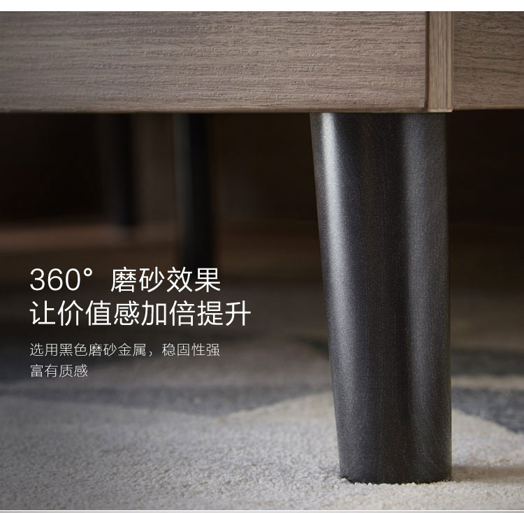 Lin Scandinavian kiểu giường nội thất phòng ngủ kết hợp tấm 1,5 1,8 m đôi master bedroom DV1A tối giản hiện đại - Giường giường ngủ cho bé trai