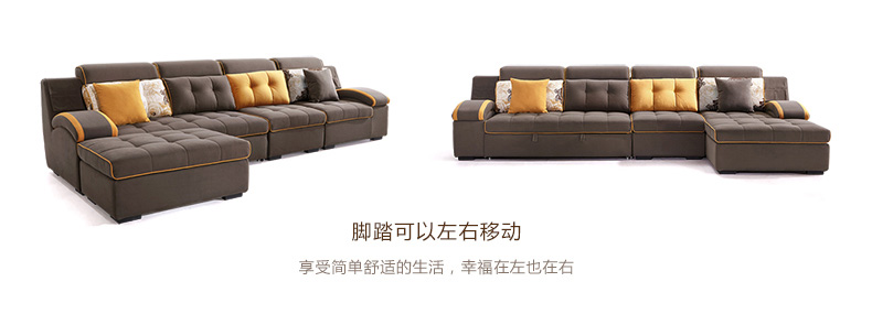 Lin của đồ nội thất hiện đại nhỏ gọn sofa đa chức năng giường phòng khách Châu Âu-phong cách sofa vải kết hợp 967