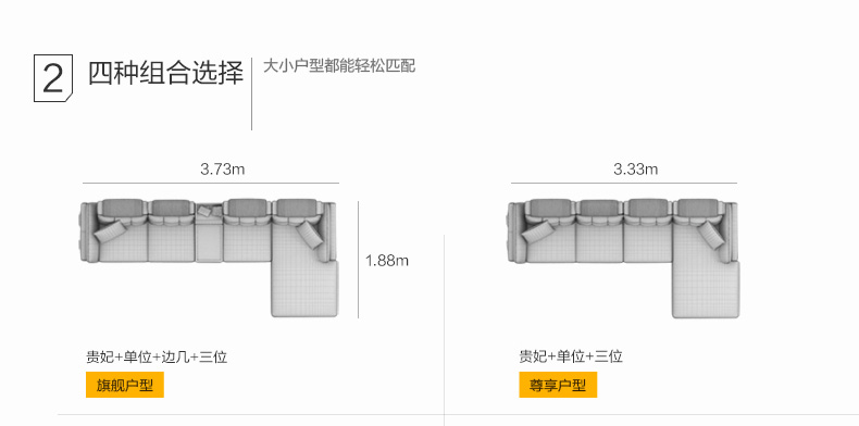 Lin hiện đại nhỏ gọn căn hộ nhỏ vải sofa lớp không gian phòng khách ba người chaise dài đóng gói kết hợp 2040