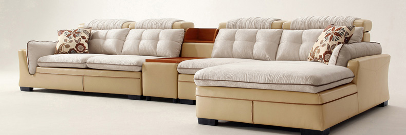 Lin hiện đại nhỏ gọn căn hộ nhỏ vải sofa lớp không gian phòng khách ba người chaise dài đóng gói kết hợp 2040